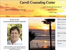 Tablet Screenshot of carrollcounselingcenter.com
